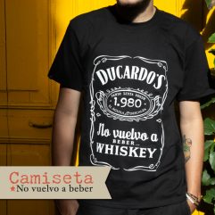 Camiseta No vuelvo a beber